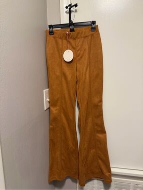 Umgee Flared Bootcut Pants in Camel